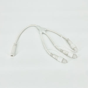 Inno-Lite Pro Fairy Lights 3 Way Splitter Adaptor - White Rubber Cable