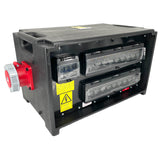 PCE MERZ Distribution Box 63A 400V > 1x 63A 400V, 18x 16A 230V - RCBOs