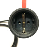 16A 3 Pin Plug to EU Schuko Socket 2 Pin 230V IP44 H07RN-F Adaptor Cable
