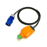 16A Plug to 13A IP54 Socket 3 Pin 230V H07RN-F Adaptor Cable