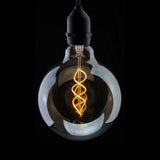 Prolite 240V 4W ES (E27) LED Smoked Glass G125 Globe Dimmable Filament Lamp