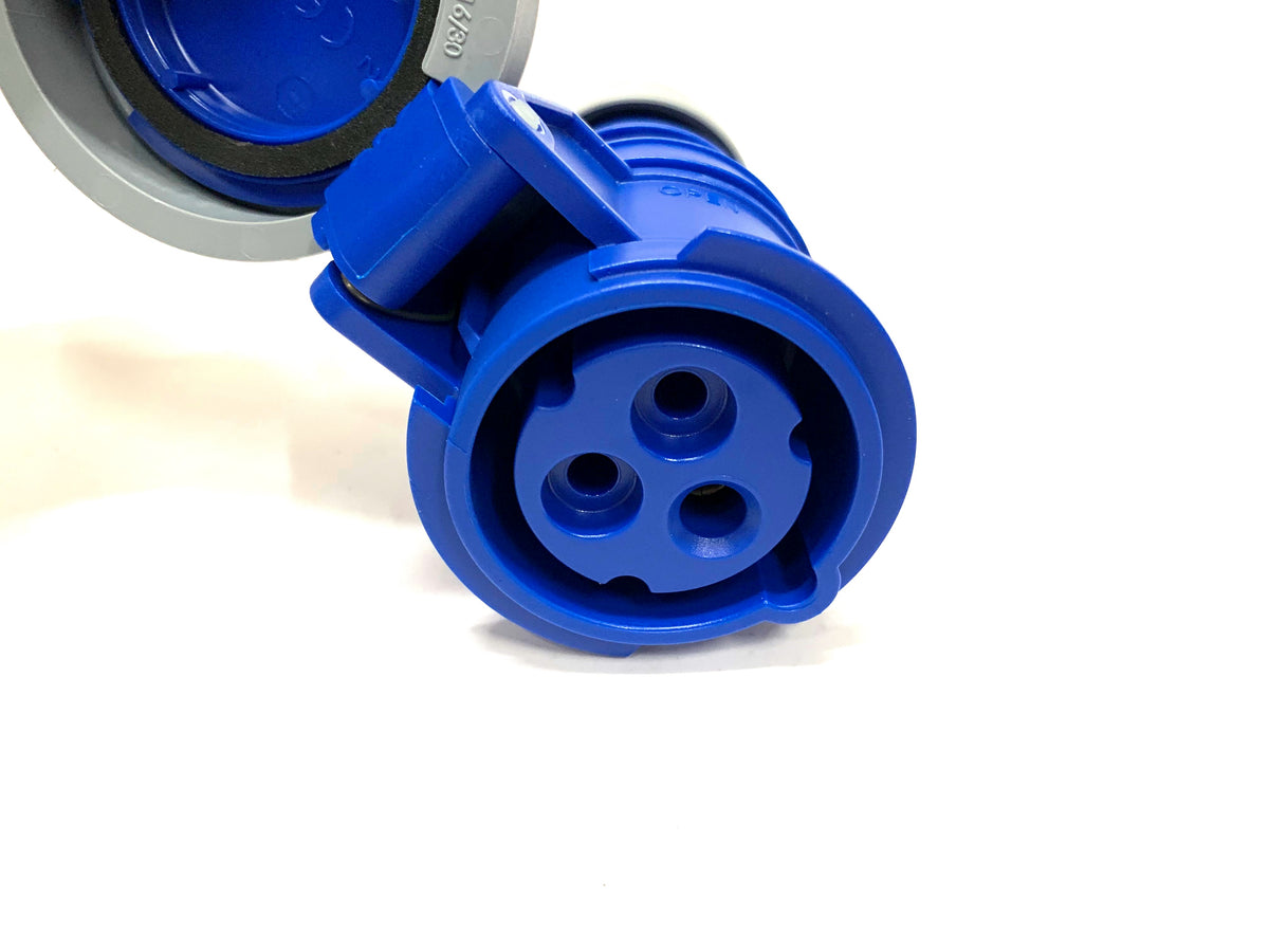 13A RCD Safety Plug To 16A Socket Adaptor Lead With H07RN-F Rubber Cable U2013 Cinemattag LX