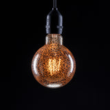 Prolite 240V 4W ES (E27) LED Crackle Glazed G95 Globe Dimmable Filament Lamp