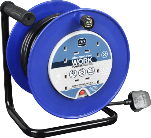 Masterplug Open Reel Extension Leads