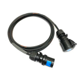 16 Amp 3 Pin 230V IP44 1.5mm² H07RN-F Extension Cable | Black