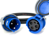 63 Amp 3 Pin 230V IP67 10mm² H07RN-F Extension Cable