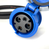 63 Amp 3 Pin 230V IP67 10mm² H07RN-F Extension Cable