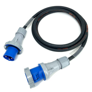 63 Amp 3 Pin 230V IP67 16mm² H07RN-F Extension Cable