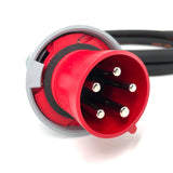 63 Amp 5 Pin 400V IP67 10mm² H07RN-F Extension Cable