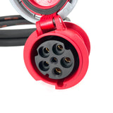 63 Amp 5 Pin 400V IP67 10mm² H07RN-F Extension Cable