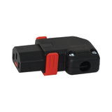 IEC Lock Rewireable 10A IEC C13 Socket - Left/Right