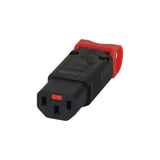 IEC Lock Rewireable 10A IEC C13 Socket - Straight