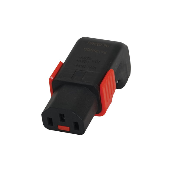 IEC Lock Rewireable 10A IEC C13 Socket - Up/Down