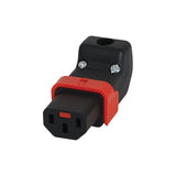 IEC Lock Rewireable 10A IEC C13 Socket - Up/Down