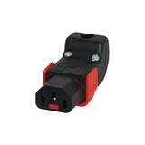 IEC Lock Rewireable 10A IEC C13 Socket - Up/Down