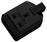 Masterplug Permaplug Heavy Duty 13A 1 Gang Trailing Socket - Black (ELS13B-01)