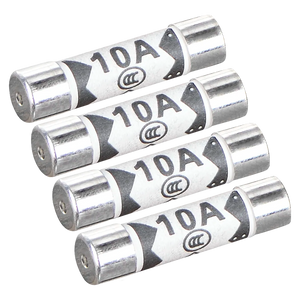 Masterplug 10A Fuses - Pack of 4 (FUSE10)