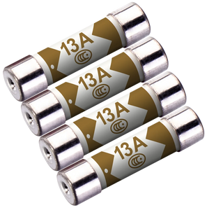 Masterplug 13A Fuses - Pack of 4 (FUSE13)