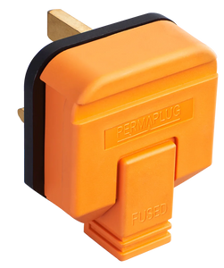 Masterplug Permaplug Heavy Duty 13A Fused Plug - Orange (HDPT13O-01)