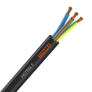 Nexans Titanex 3G6 H07RN-F 6mm² 3 Core Rubber Cable