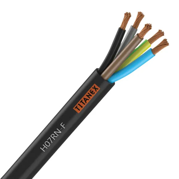 Nexans Titanex 5G16 H07RN-F 16mm² 5 Core Rubber Cable