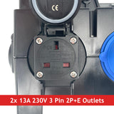 PCE IMST Distribution Box 32A 230V > 4x 16A 230V + 2x 13A 230V - RCBO/MCBs