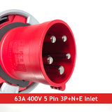 PCE ISCHL Distribution Box 63A 400V > 1x 32A 400V + 3x 32A 230V + 3x 16A 230V + 2x 13A 230V - RCD/MCBs