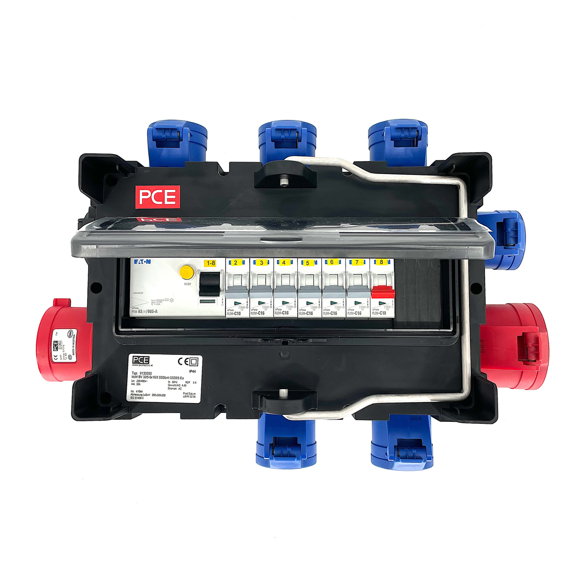Kopp 6-voudige verdeelkast 32A 5-polig 400V IP44 (128904006