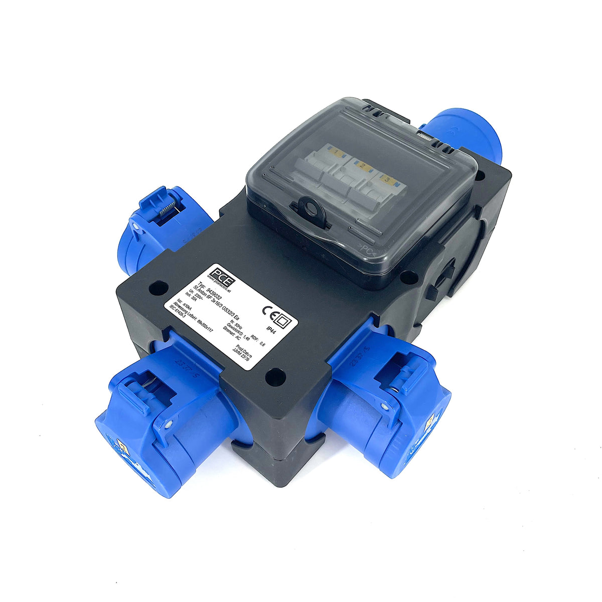 PCE ST ANTON Power Distribution Box 32A 3 Pin 230V Single Phase with ...