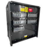 PCE MERZ A796 Distribution Box 125A 400V > 1x 63A 400V + 2x 32A 400V + 12x 32A 230V + 12x 16A 230V - MCBs/RCBOs