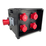 PCE MERZ A805 Distribution Box 63A 400V > 1x 63A 400V, 4x 32A 400V - MCB/RCBOs