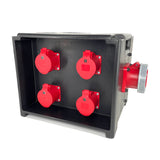 PCE MERZ A805 Distribution Box 63A 400V > 1x 63A 400V, 4x 32A 400V - MCB/RCBOs