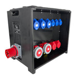 PCE MERZ Distribution Box 125A 400V > 2x 63A 400V + 2x 32A 400V + 3x 32A 230V + 3x 16A 230V - MCBs/RCBOs