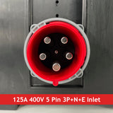 PCE MERZ Distribution Box 125A 400V > 2x 63A 400V + 2x 32A 400V + 3x 32A 230V + 3x 16A 230V - MCBs/RCBOs