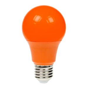 Prolite 240V 6W ES (E27) Orange LED Poly GLS Dimmable Festoon Lamp