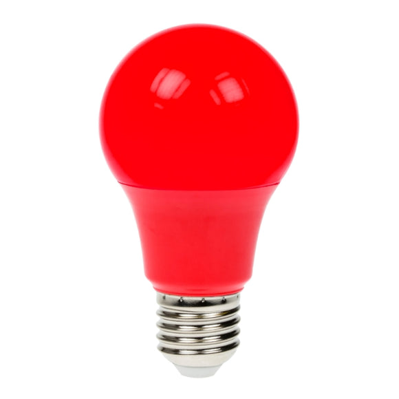 Prolite 240V 6W ES (E27) Red LED Poly GLS Dimmable Festoon Lamp