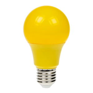 Prolite 240V 6W ES (E27) Yellow LED Poly GLS Dimmable Festoon Lamp