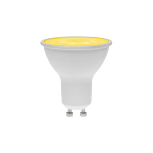 Prolite 240V 7W GU10 Yellow LED Dimmable Spotlight Lamp