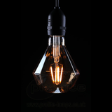 Prolite 240V 4W ES (E27) LED Diamond Gold G95 Dimmable Filament Lamp