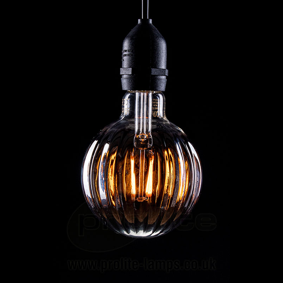 Prolite 240V 4W ES (E27) LED Pumpkin Electro-plated G95 Dimmable Filament Lamp
