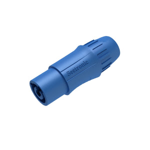 Seetronic PowerTwist Blue Male In-Line Connector