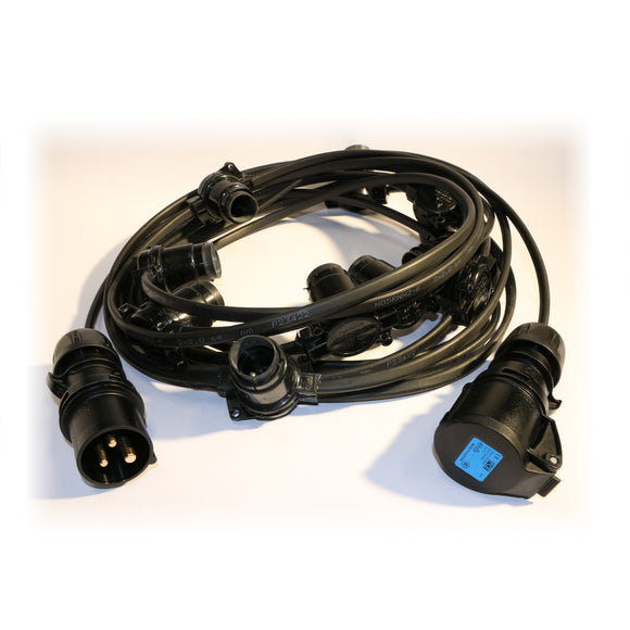 ProLX Festoon - Heavy Duty Black Cable - Connectable