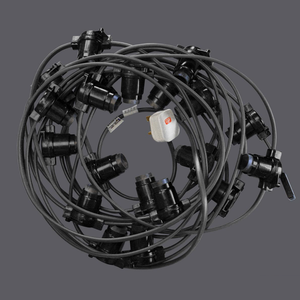 Turnock Heavy Duty Festoon Lighting - Black Cable