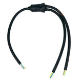 Moulded 2 Way Soft Y Splitter Adaptor Cable - 6mm² 3 Core H07RN-F