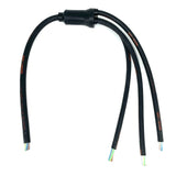 Moulded 3 Way Soft Y Splitter Adaptor Cable - 6mm² 5 Core to 3x 6mm² 3 Core H07RN-F