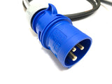 16A Plug to 15A Socket Adaptor - H07RN-F Heavy Duty Cable