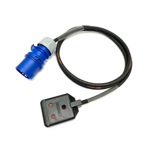 16A Plug to 15A Socket Adaptor - H07RN-F Heavy Duty Cable