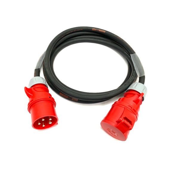 32 Amp 5 Pin 400V IP44 4mm² H07RN-F Extension Lead