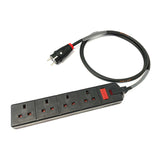 EU Schuko 2 Pin Plug to 13A 4-Gang 3 Pin Socket 230V IP44 H07RN-F Adaptor Cable