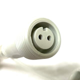 Type 3 Festoon 3M Extension Lead | White Rubber Cable